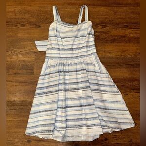 Altar’d State White and Blue Sundress